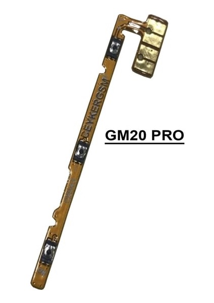 Genaral Mobile GM20 Pro Uyumlu On Off Yan Ses Film ve Tamir Seti