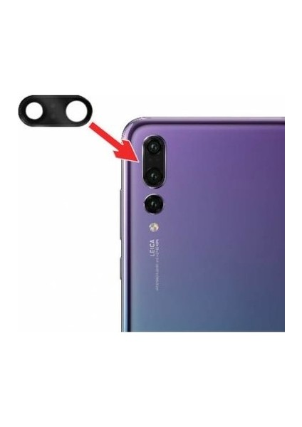 Huawei P20 Pro Uyumlu Kamera Camı