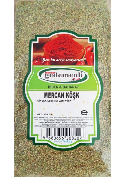 Mercan Köşk 100 gr