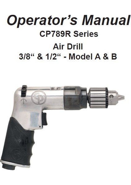 CP789HR 1/2"(13 Mm) Havalı Matkap