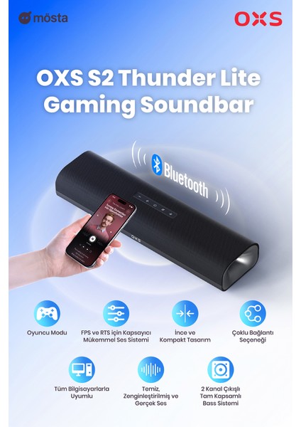 S2 Thunder Lite Pc Oyun Soundbar