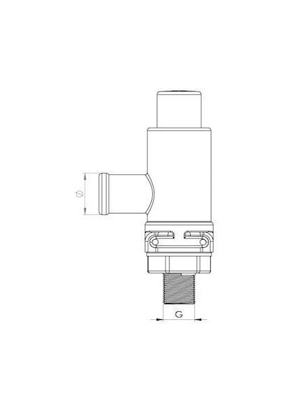 YBS Pump Emniyet  Valfi 3/8