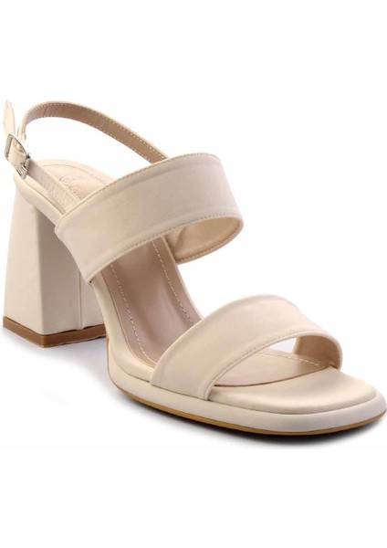Mat Bej Saten Kadın Klasik Topuklu Ayakkabı K05215164638 fiyatları