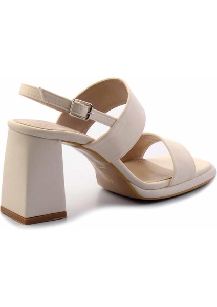 Mat Bej Saten Kadın Klasik Topuklu Ayakkabı K05215164638 modelleri