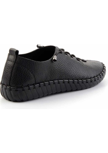 Siyah Deri Kadın Casual Ayakkabı K01467012203 modelleri