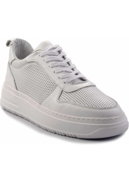 Beyaz Deri Erkek Sneaker E01549340503 fiyatları
