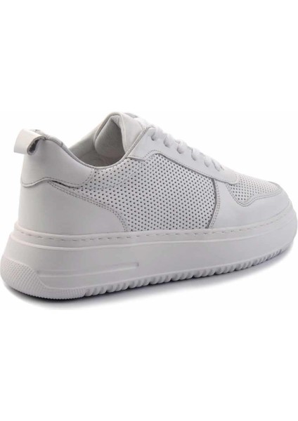 Beyaz Deri Erkek Sneaker E01549340503 modelleri
