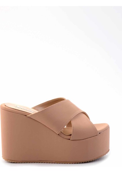 Nude Kumaş Kadın Terlik K04534020104