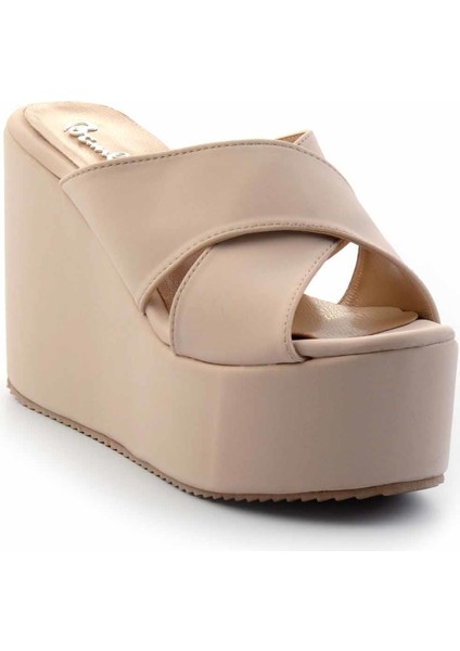 Bej Kumaş Kadın Terlik K04534020104 fiyatları