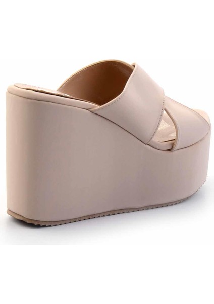 Bej Kumaş Kadın Terlik K04534020104 modelleri