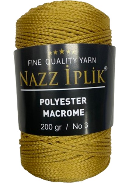 Polyester Makrome El Örgü Ipi 200 gr