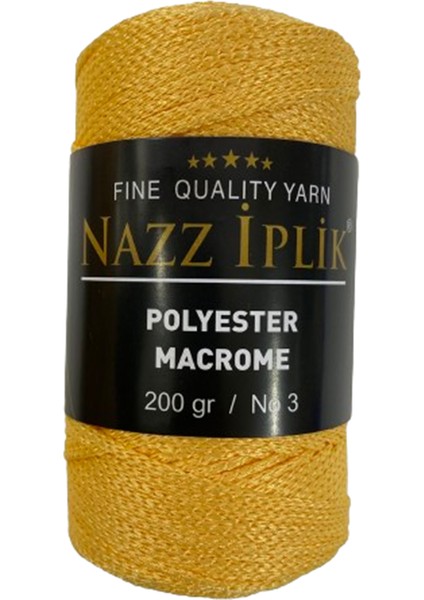 Polyester Makrome El Örgü Ipi 200 gr