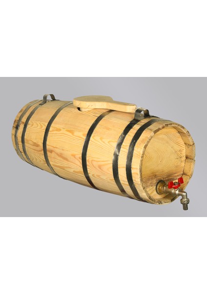 Avcı Yayık Çıralı Çam Ağacı Musluklu Ayran Yayığı Fıçısı (20-25 Litre)