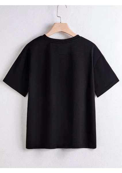 Unısex Rahat Kalıp Pamuklu Havalı Kedicik Baskılı Çocuk T-Shirt fiyatları