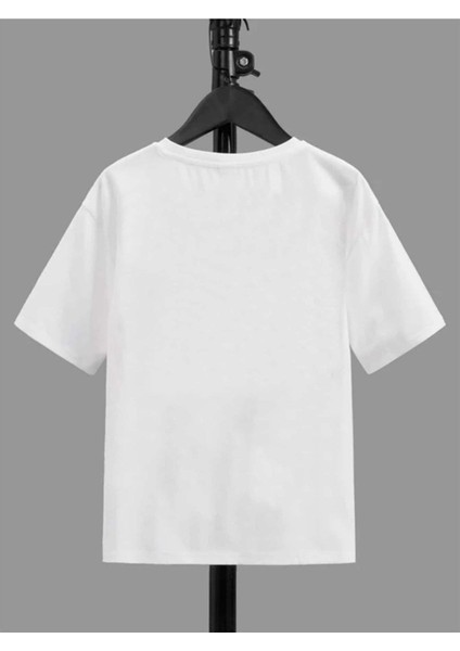 Unısex Rahat Kalıp Pamuklu Havalı Kedicik Baskılı Çocuk T-Shirt fiyatları