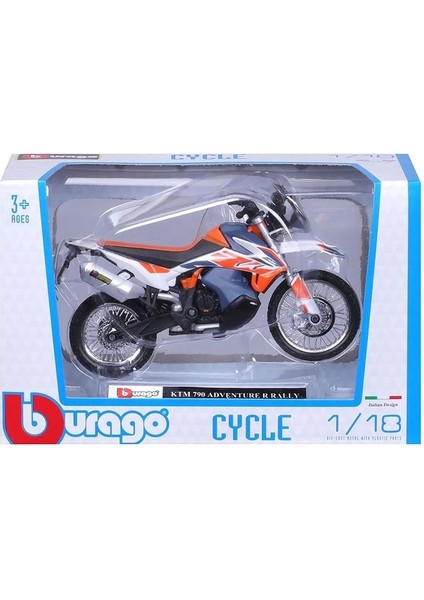 Sunman 1:18 Burago Ktm 790 Adventure R Rally