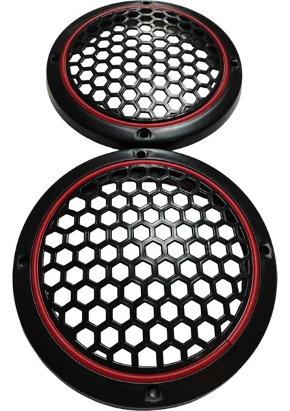 20CM Kırmızı Neon Ledli Hoparlör Kapağı