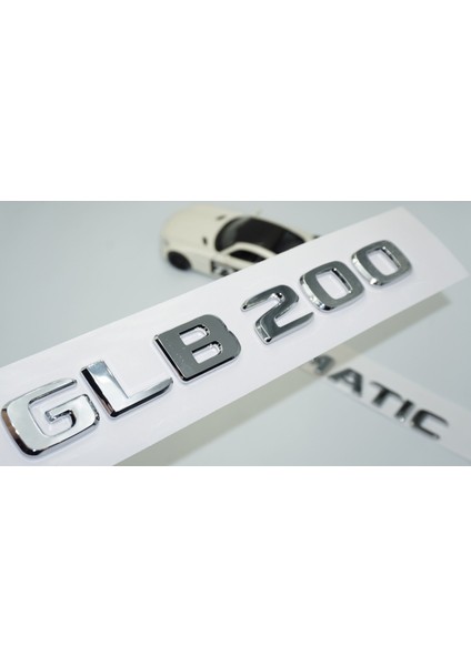 GLB200 4matic Bagaj Krom Abs Yazı Logo Benz Ile Uyumlu