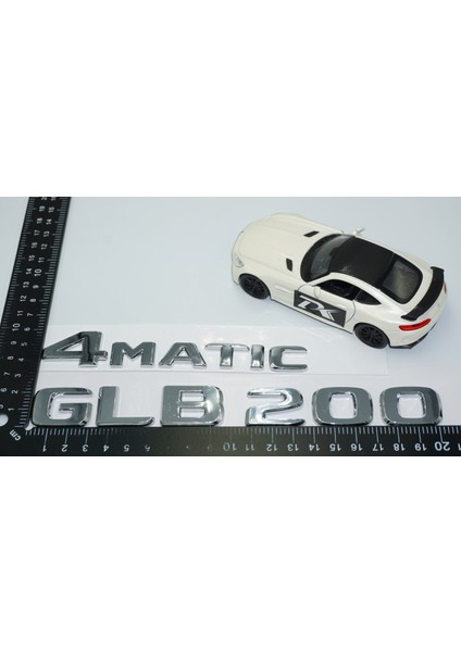 GLB200 4matic Bagaj Krom Abs Yazı Logo Benz Ile Uyumlu