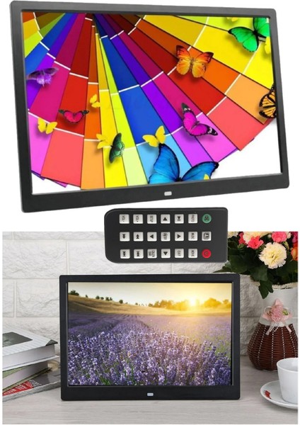 Photo Frame Digital Fotoraf Çerçevesi 7'inç Fotoğraf Video Oynatıcı 4 GB Hafıza Kartı Dahil