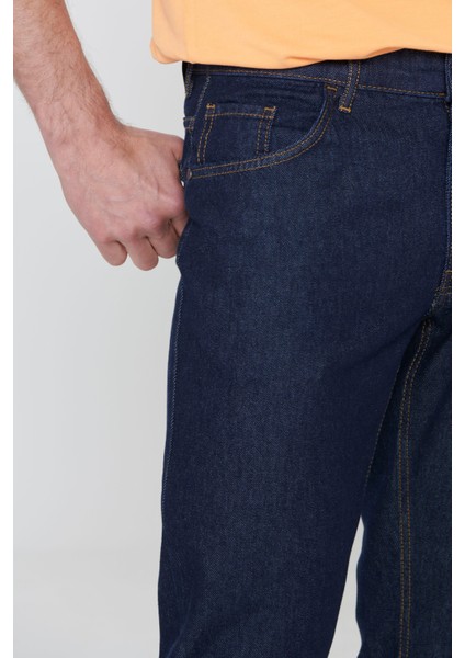 ALTINYILDIZ CLASSICS Erkek Lacivert Comfort Fit Rahat Kesim %100 Pamuk Denim Jean Kot Pantolon indirimleri