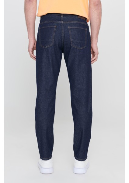 ALTINYILDIZ CLASSICS Erkek Lacivert Comfort Fit Rahat Kesim %100 Pamuk Denim Jean Kot Pantolon