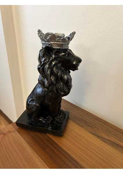 Dekoratif Biblo Büyük Boy Aslan Kral Heykeli fiyatları