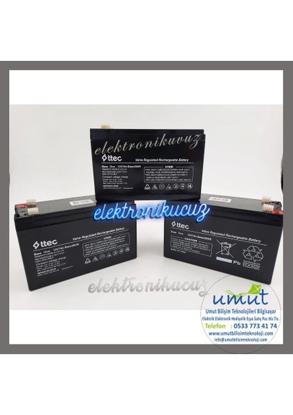 (2024+ Üretim) BASE12V7 Ah Base/20 Hr Bakımsız Kuru Akü Pilsan Çocuk Araç Oyuncak Uyumlu 12 Volt 7 Amper Bakımsız Kuru Akü 12V 7A Akü
