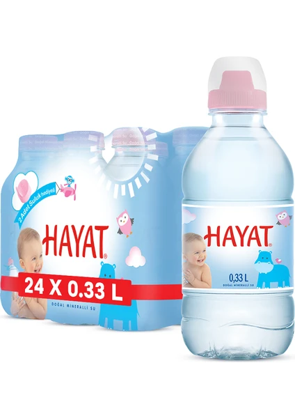 Küçük Çocuklara Özel Ambalajlı Su 24x330 ML