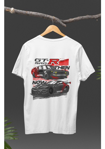 Nissan Gt-R Sırt Baskılı T-Shirt, Racing Araba Yarış Temalı Baskılı Tişört modelleri
