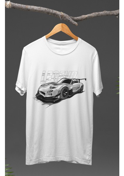 Porsche 911 Gt3 Rs Baskılı T-Shirt, Araba Yarış Temalı Baskılı Tişört