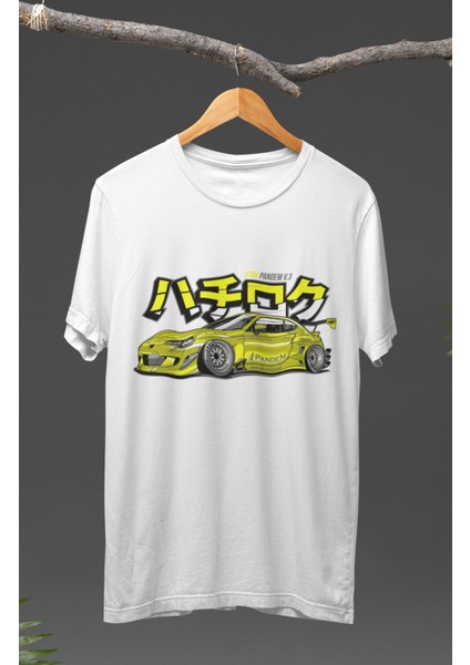 Toyota GT86 Pandem V.3 Baskılı T-Shirt, Araba Yarış Temalı Baskılı Tişört