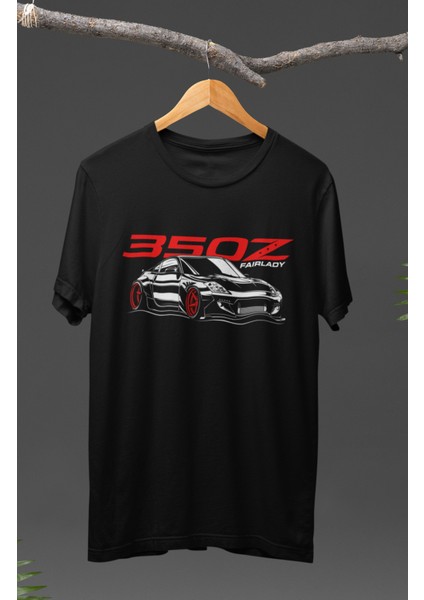 Nissan 350Z Fairlady Baskılı T-Shirt, Araba Yarış Temalı Baskılı Tişört