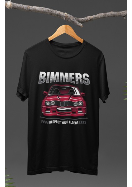 Bimmers Bmw Serisi Baskılı T-Shirt, Araba Yarış Temalı Tişört