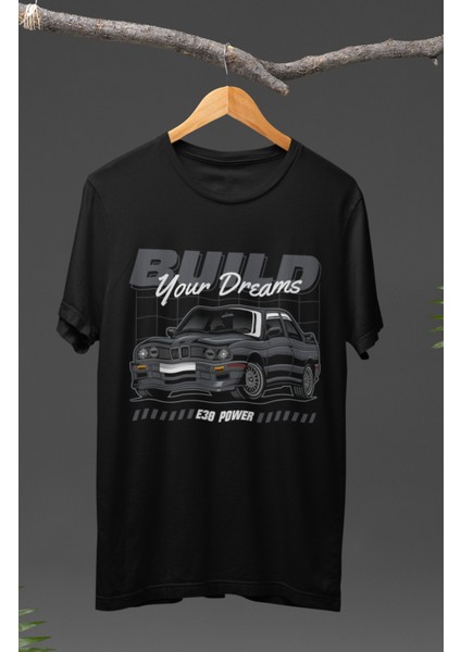 Bmw E38 Baskılı T-Shirt, Araba Yarış Temalı Tişört