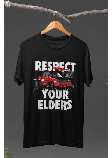 Kırmızı Bmw Baskılı T-Shirt, Araba Yarış Temalı Baskılı Tişört