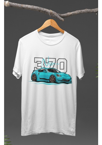 Nissan 370Z Baskılı T-Shirt, Araba Yarış Temalı Tişört