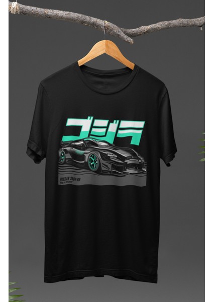 Nissan 35GT-RR King Of The Beast Baskılı T-Shirt, Araba Yarış Temalı Tişört