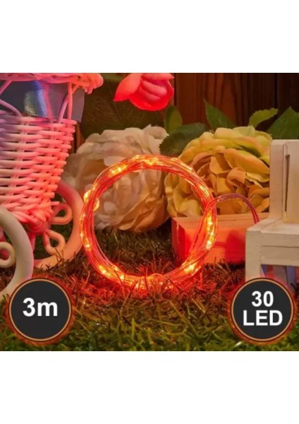 3 Metre Peri LED Kırmızı