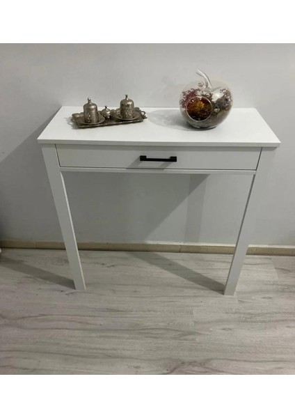 Beyaz Kahve Köşesi Masası Ölçüleri 80X33X92 Şeklindedir. (Mdf-Lam (6 Ay Garanti) fiyatları