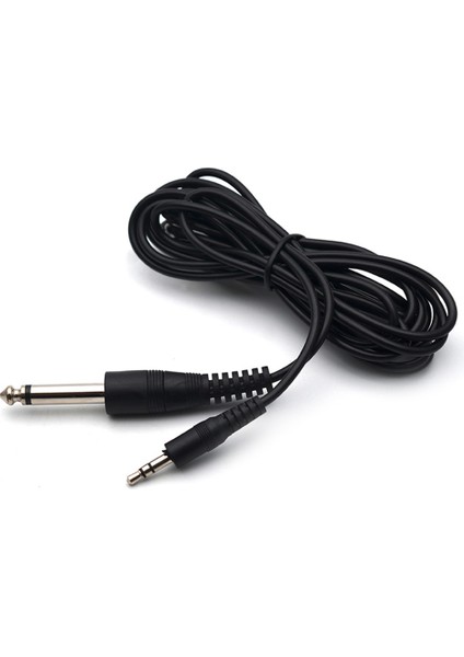 3.5 mm Trs Stereo Erkek - 1/4 (6.35 Mm) Ts Mono Erkek Ses Kablosu 3 Metre