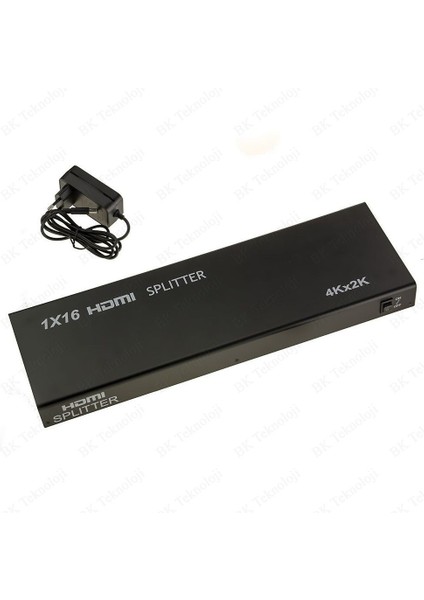 Ultra Hd 4KX2K 1 Giriş 16 Çıkış HDMI Splitter 16 Port HDMI Çoklayıcı