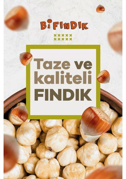 Bi Fındık Naturel Iç Fındık Iri Boy Çiğ Fındık Içi %100 Taze Lezzetli Yeni Mahsul Çerez Tuzsuz Doypack 1 kg