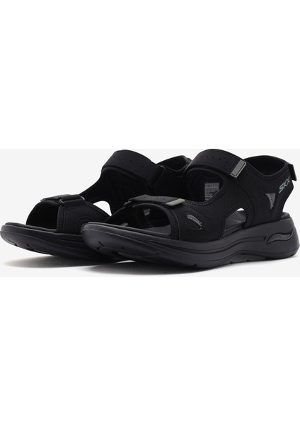 Go Walk Arch Fit Sandal - Missi Erkek Siyah Sandalet 229064 Blk