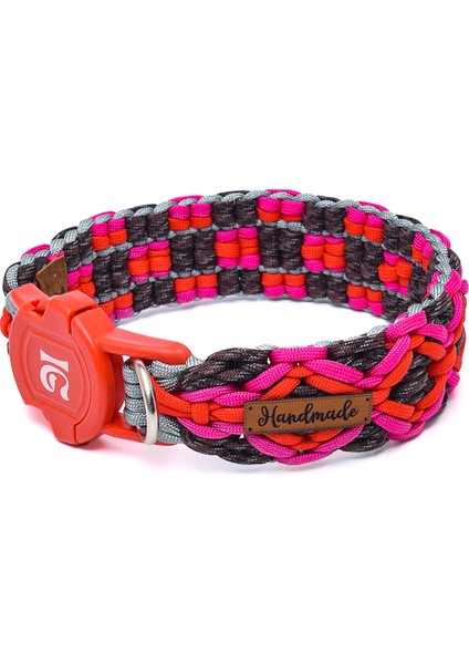 %100 Handmade Premium Paracord Örgü Boyun Tasması