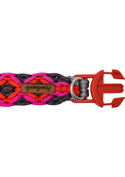 %100 Handmade Premium Paracord Örgü Boyun Tasması