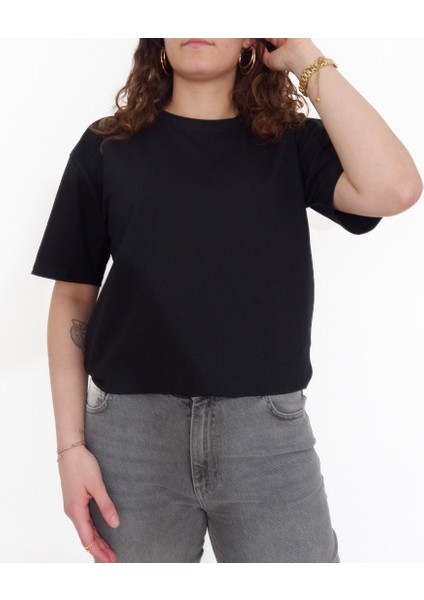 Oversize Siyah T-Shirt