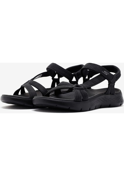 Go Walk Flex Sandal - Sublime Kadın Siyah Sandalet 141451 Bbk