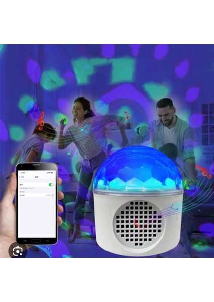 Stage Bluetooth Speaker Gökyüzü Projeksiyon LED Masa ve Gece Lambası