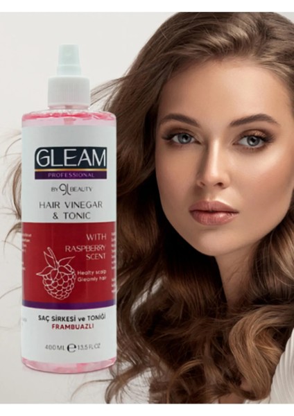 Gleam Professional Frambuazlı Saç Sirkesi ve Saç Toniği 400 ml